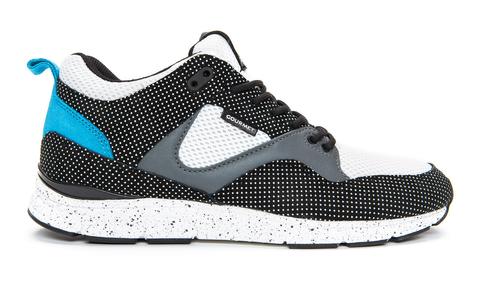 Womens 35 Lite SP: Black Polkadots/White